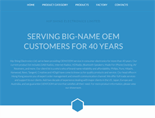Tablet Screenshot of hipshingelectronics.com